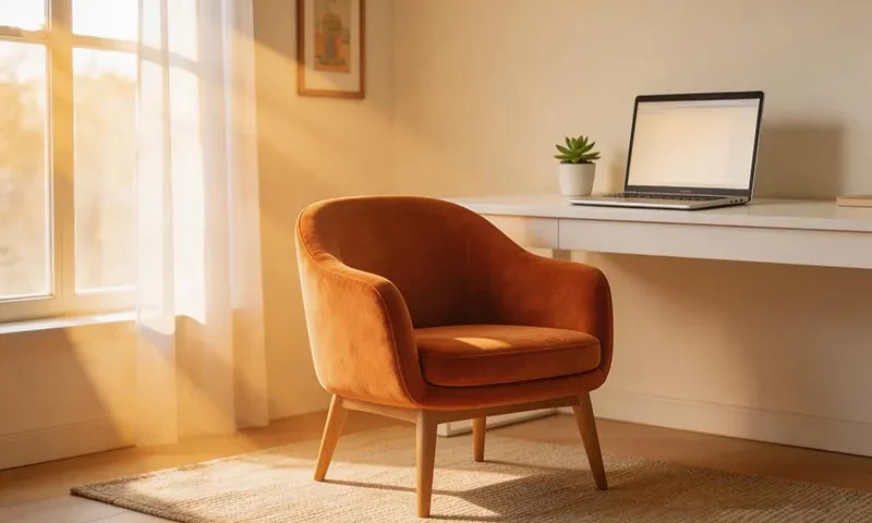 Affordable Retro 70s Inspired Accent Chairs for Home Offices