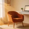 Affordable Retro 70s Inspired Accent Chairs for Home Offices