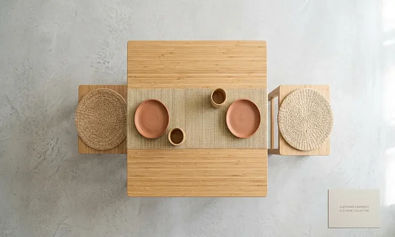 Sustainable Bamboo Dining Tables for Small Eco-Friendly Homes
